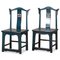 Blue Yoke Back Side Chairs, Set of 2, Image 3