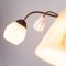 Lampe à Suspension à 6 Lampes en Laiton et en Verre, 1950s 4