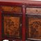 Red Lacquer Sideboard with Landscape Paintings 5