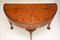 Antique Queen Anne Style Burr Walnut Console Table, Image 4