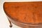 Antique Queen Anne Style Burr Walnut Console Table 7