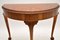 Antique Queen Anne Style Burr Walnut Console Table 5