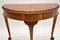 Antique Queen Anne Style Burr Walnut Console Table, Image 5