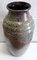 Große Glasierte 7/50 Keramik Vase in Grün & Braun von Hör Keramik, 1960er 2