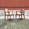 Mid-Century Italian Walnut Armchairs with Armrests, 1930s, Set of 2 1