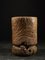 Large Carved Wood Mortar, Early 19th Century 1