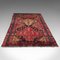 Vintage Middle Eastern Decorative Woven Shiraz Hall Rug, 1940s 2