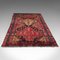 Vintage Middle Eastern Decorative Woven Shiraz Hall Rug, 1940s, Image 2