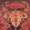 Vintage Middle Eastern Decorative Woven Shiraz Hall Rug, 1940s 6