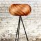 Quiescenta Tripod Floor Lamp in Cherry Wood by Gofurnit, Image 2