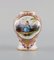 Antique Miniature Vases in Porcelain with Romantic Scenes, 19th-Century, Set of 2, Image 3
