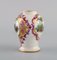 Antique Miniature Vases in Porcelain with Romantic Scenes, 19th-Century, Set of 2 5