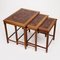 Vintage Danish Nesting Tables with Red Tile Tops, 1970s, Image 8