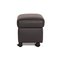 Model E300 Gray Leather Stool from Stressless, Image 8