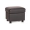 Model E300 Gray Leather Stool from Stressless 1