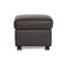 Model E300 Gray Leather Stool from Stressless 6