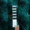 Smaragdgrüner Cocoa Island Fußhocker von Bretz 4