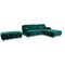 Emerald Green Cocoa Island Sofa Set from Bretz, Set of 2 1