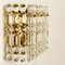 Gilt Brass, Metal & Crystal Glass Sconce from Kinkeldey, 1970s, Image 6