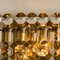 Wandlampe aus vergoldetem Messing, Metall & Kristallglas von Kinkeldey, 1970er 13