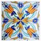 Antique Ceramic Tile from Devres, France, 1910s 1