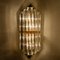 Large Venini Style Murano Glass and Gilt Brass Sconce, Italy 3