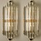 Large Venini Style Murano Glass and Gilt Brass Sconce, Italy, Image 12