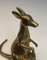 Small French Brass Kangaroo Figurine, 1970s 4