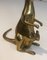 Small French Brass Kangaroo Figurine, 1970s 5