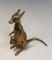 Small French Brass Kangaroo Figurine, 1970s 8