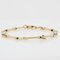 Modernes 18 Karat 2-Color Gold Links Gourmette Armband 3