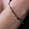 Modern 18 Karat 2-Color Gold Links Gourmette Bracelet, Image 6