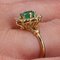 Modern Emerald Diamonds 18 Karat Yellow Gold Daisy Ring 9