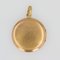 20th Century French 18 Karat Rose Gold Medallion Pendant 3
