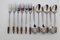 Custom-Made Set of 6 Teaspoons & 6 Cake Forks by Helmut Alder for Amboss, 1963, Set of 12, Image 1