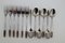 Custom-Made Set of 6 Teaspoons & 6 Cake Forks by Helmut Alder for Amboss, 1963, Set of 12, Image 4