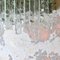 Vesta Wandlampe aus rohem zerkratztem Kristallglas mit Halterung aus satiniertem Edelstahl von Albano Poli für Poliarte 4