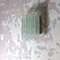 Lampada da parete Vesta in cristallo grezzo graffiato con supporto in acciaio inossidabile satinato di Albano Poli per Poliarte, Immagine 3
