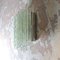 Vesta Wandlampe aus rohem zerkratztem Kristallglas mit Halterung aus satiniertem Edelstahl von Albano Poli für Poliarte 2