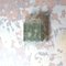 Lampada da parete Vesta in cristallo grezzo graffiato con supporto in acciaio inossidabile satinato di Albano Poli per Poliarte, Immagine 8