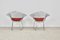 Sedie Diamond vintage di Harry Bertoia per Knoll Inc. / Knoll International, anni '70, set di 2, Immagine 8