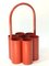 Space Age Red Bottle Caddy or Carrier, 1960s 6