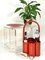Space Age Red Bottle Caddy or Carrier, 1960s 2