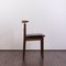 Rosewood and Black Leather Model 465 Chairs by Helge Sibast for Sibast, Set of 8 9
