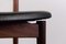 Modell 465 Stühle aus Palisander & schwarzem Leder von Helge Sibast für Sibast, 8er Set 4