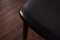 Sedie modello 465 in palissandro e pelle nera di Helge Sibast per Sibast, set di 8, Immagine 2