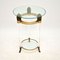 Table d'Appoint Vintage en Verre et Acrylique, Italie 2