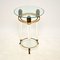 Italian Vintage Glass & Acrylic Side Table 1