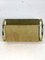 Mid-Century Cow Leather & Brass Magazine Holder, 1970s 6