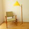Viennese Floor Lamp with Brass Crow's Foot & Adjustable Lampshade by Rupert Nikoll, Image 8